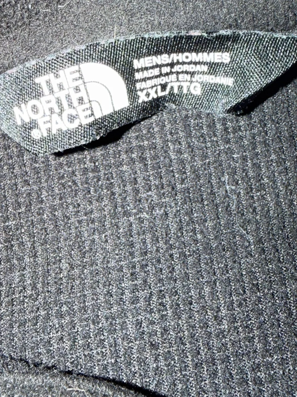 The north face black vest